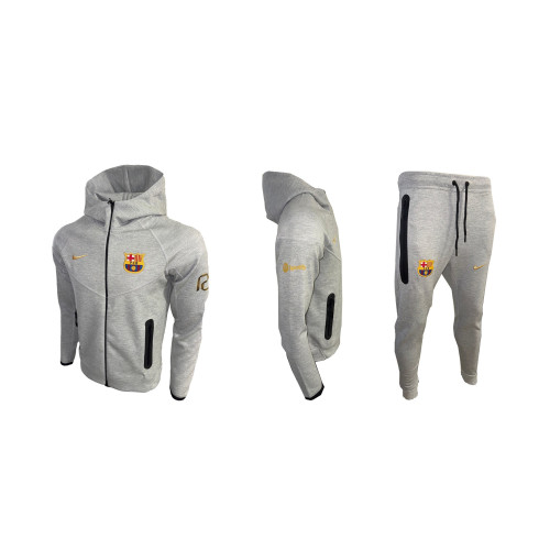  Мъжки спортен екип Nike Barcelona Tech Fleece светло сив