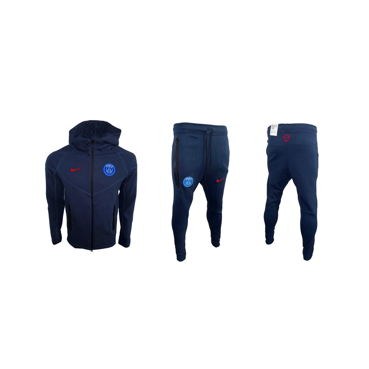  Мъжки спортен екип Nike Tech Fleece Paris Saint Gremain Dark Blue