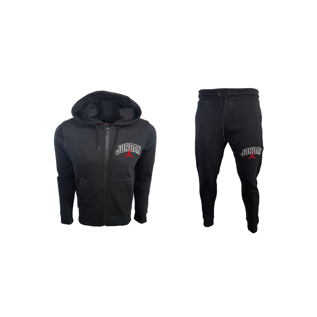Мъжки екип Nike Tracksuit JORDAN Black Red