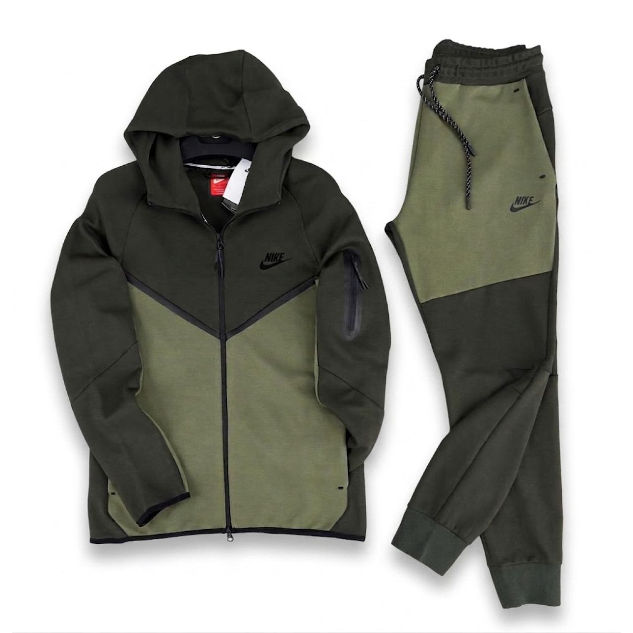  Мъжки спортен екип Nike Tech Fleece Army Green