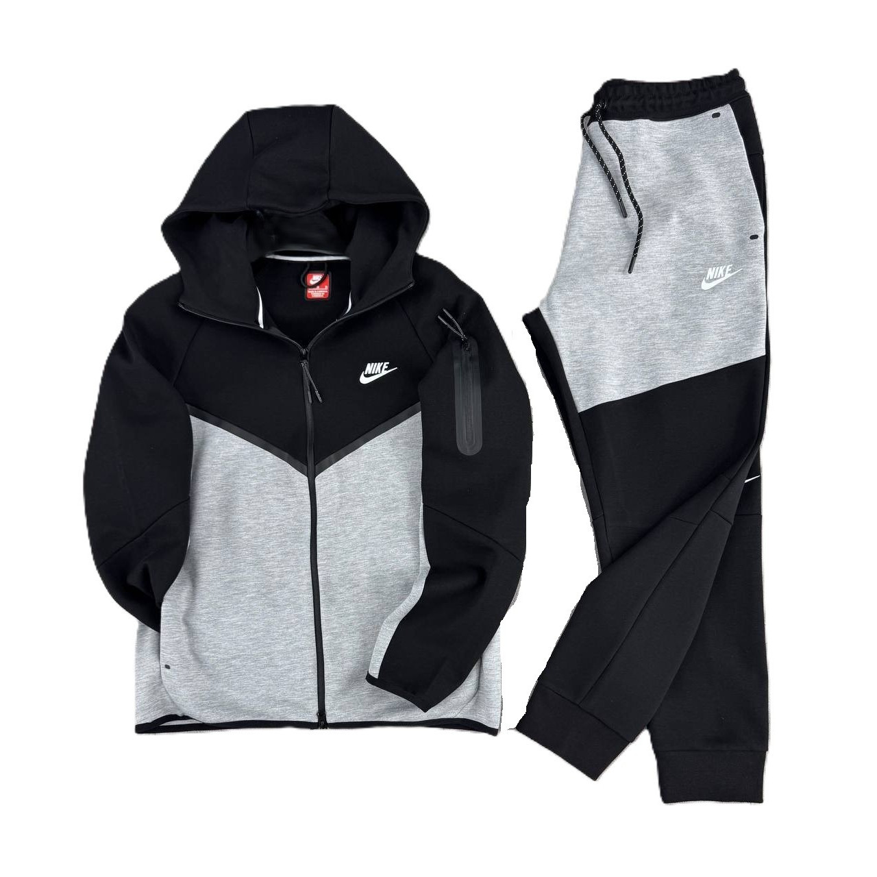 Мъжки спортен екип Nike Tech Fleece Grey black