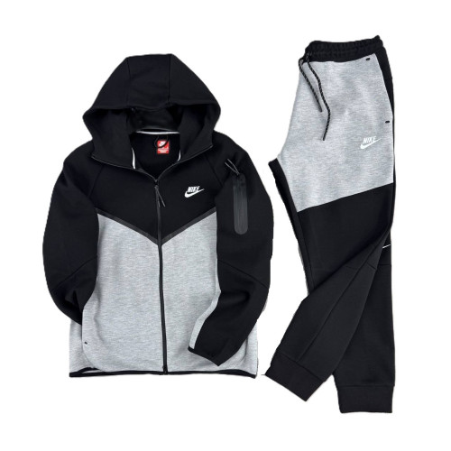 Мъжки спортен екип Nike Tech Fleece Grey black