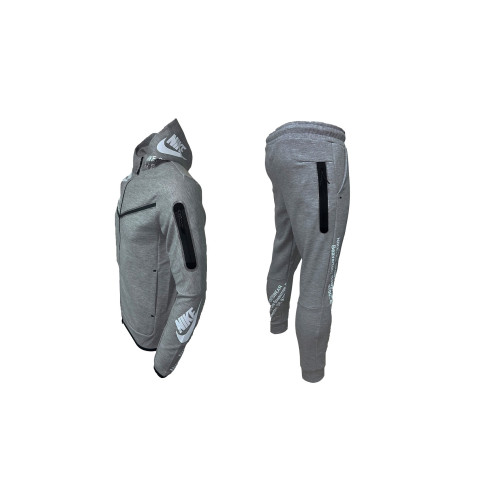 Мъжки спортен екип Nike Tracksuit Tech Fleece Light Grey NEW MODEL