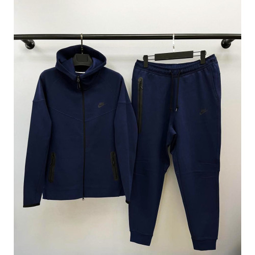 Мъжки спортен екип Nike Tracksuit Tech Fleece Dark Blue New Model