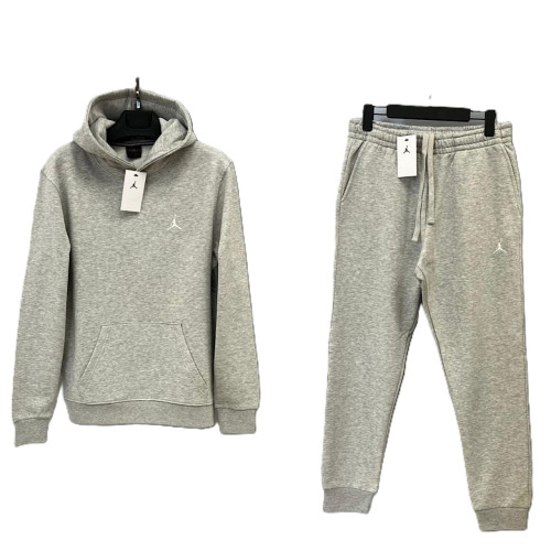 Мъжки спортен комплект Nike Sweatshirt + pants JORDAN Light Grey