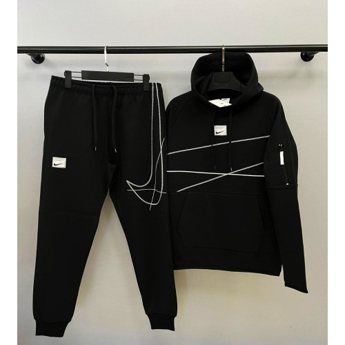 Мъжки спортен екип Nike Performance Sweatshirt + Pants Black