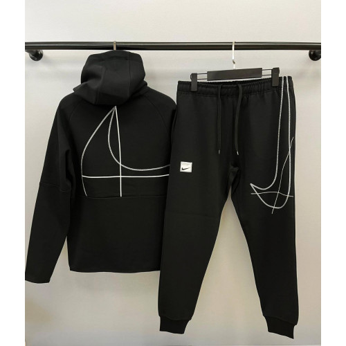 Мъжки спортен екип Nike Performance Sweatshirt + Pants Black