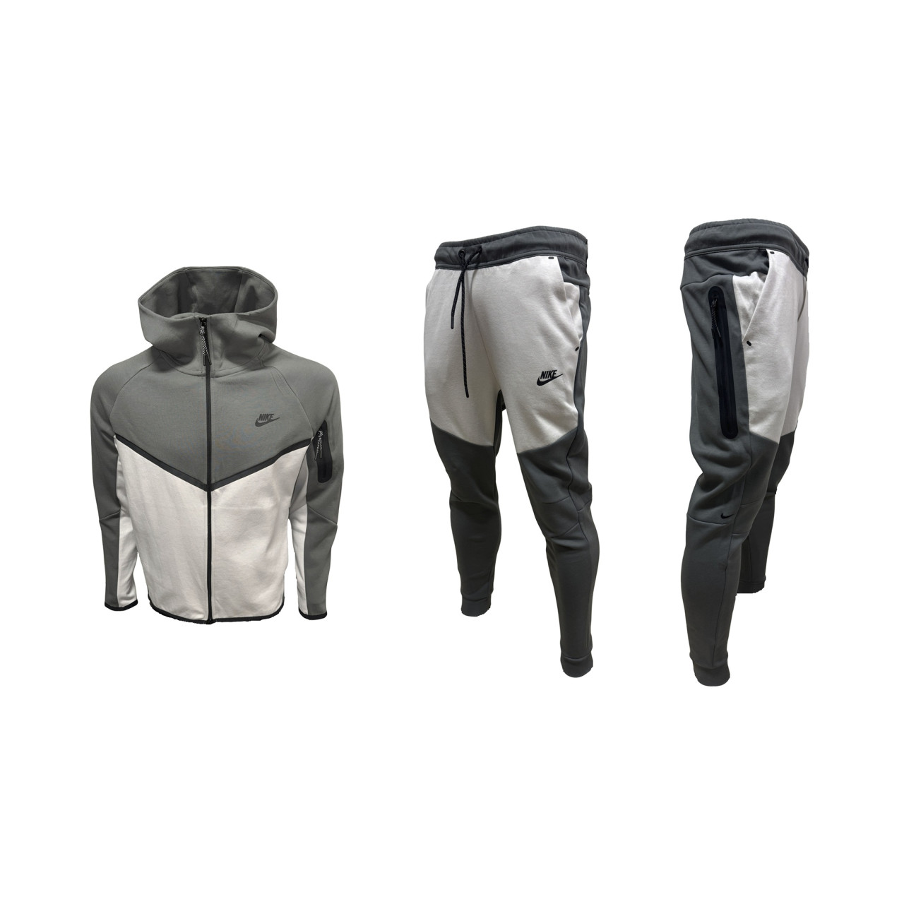  Мъжки спортен екип Nike Tech Fleece Dark Grey Light Grey