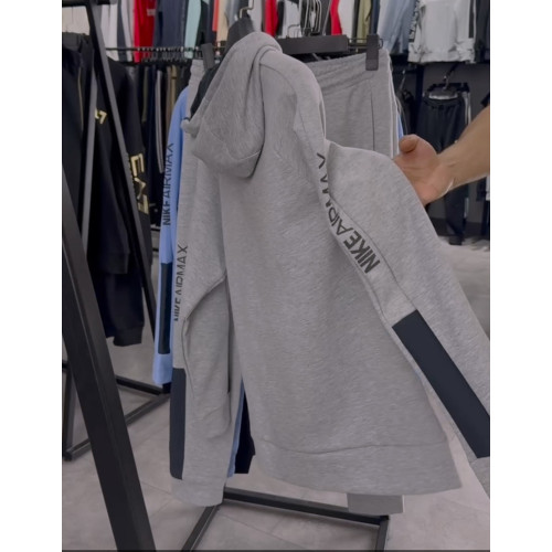 Мъжки спортен екип Nike Tracksuit AIRMAX Light Grey