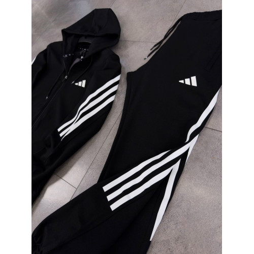 Мъжки спортен екип Adidas Tracksuit Dark Blue White