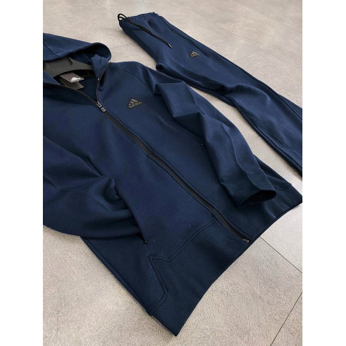 Мъжки спортен екип Adidas Tracksuit Dark Blue