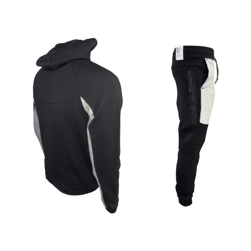  Мъжки спортен екип Nike Tech Fleece Black Light Grey Melanj