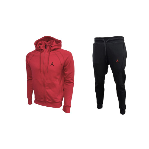 Мъжки екип Nike Tracksuit JORDAN Red Black 
