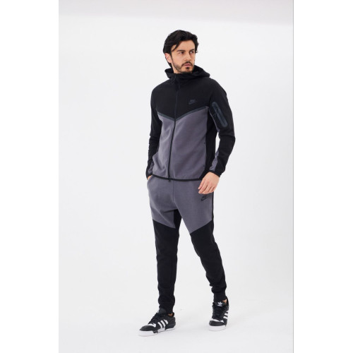  Мъжки спортен екип Nike Tech Fleece Black Dark Grey