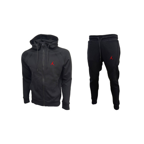 Мъжки екип Nike Tracksuit JORDAN Black Red