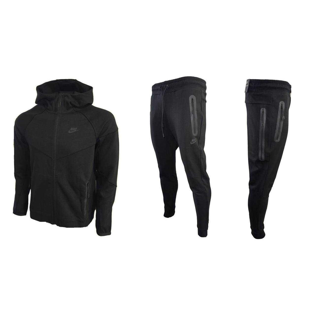 Мъжки спортен екип Nike Tracksuit Tech Fleece Black New Model